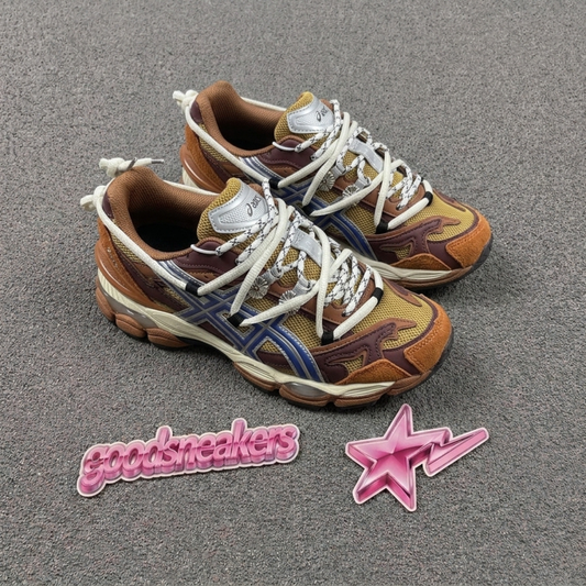 Toga x Asics Gel Cumulus 16 - Brown Blue Pure Silver
