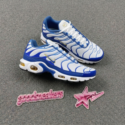 Nike Air Max Plus - White Lyon Blue Varsity Maize