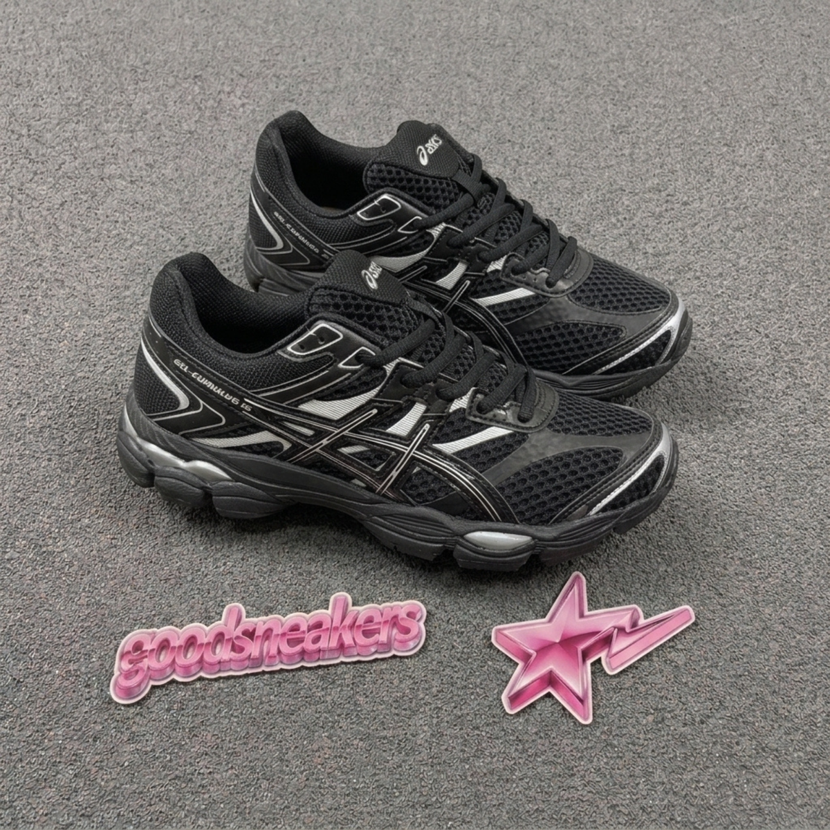 Asics Gel Cumulus 16 - Black Pure Silver