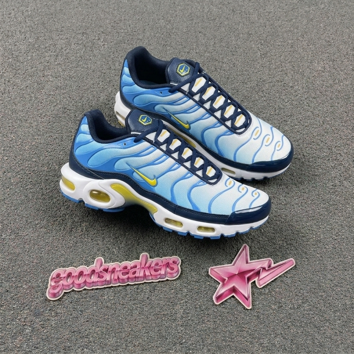 Nike Air Max Plus - University Blue Topaz Gold