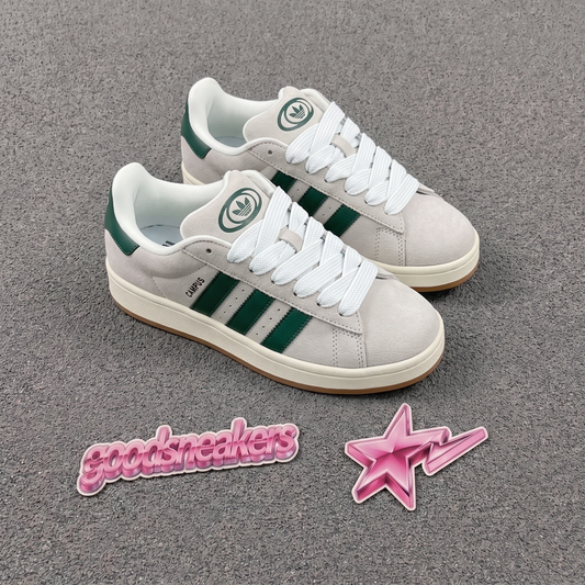 Adidas Campus 00's - Grey Collegiate Green Gum