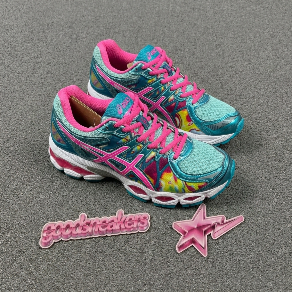 Asics Gel Nimbus 16 - Iridescent / Pink / Blue