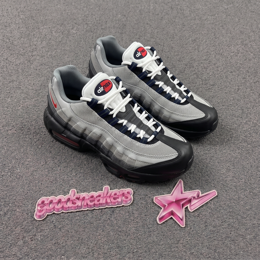 Air Max 95 - Smoke Grey Track Red