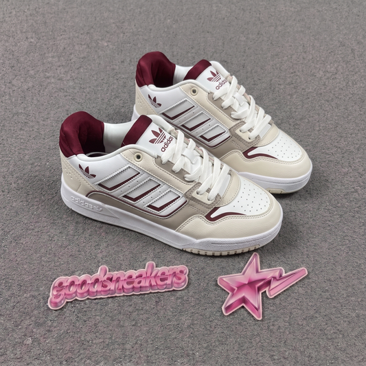 Adidas Drop Step Low 2.0 - Cream White / Apricot / Crew Red