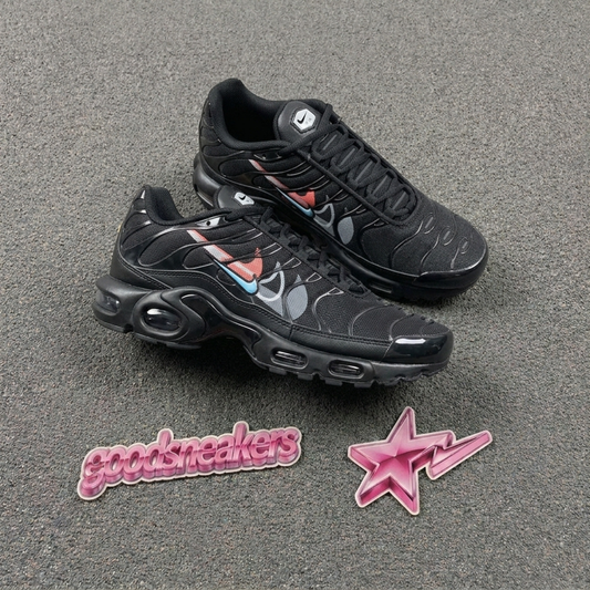 Nike Air Max Plus - Multi Swoosh Black Bright Crimson