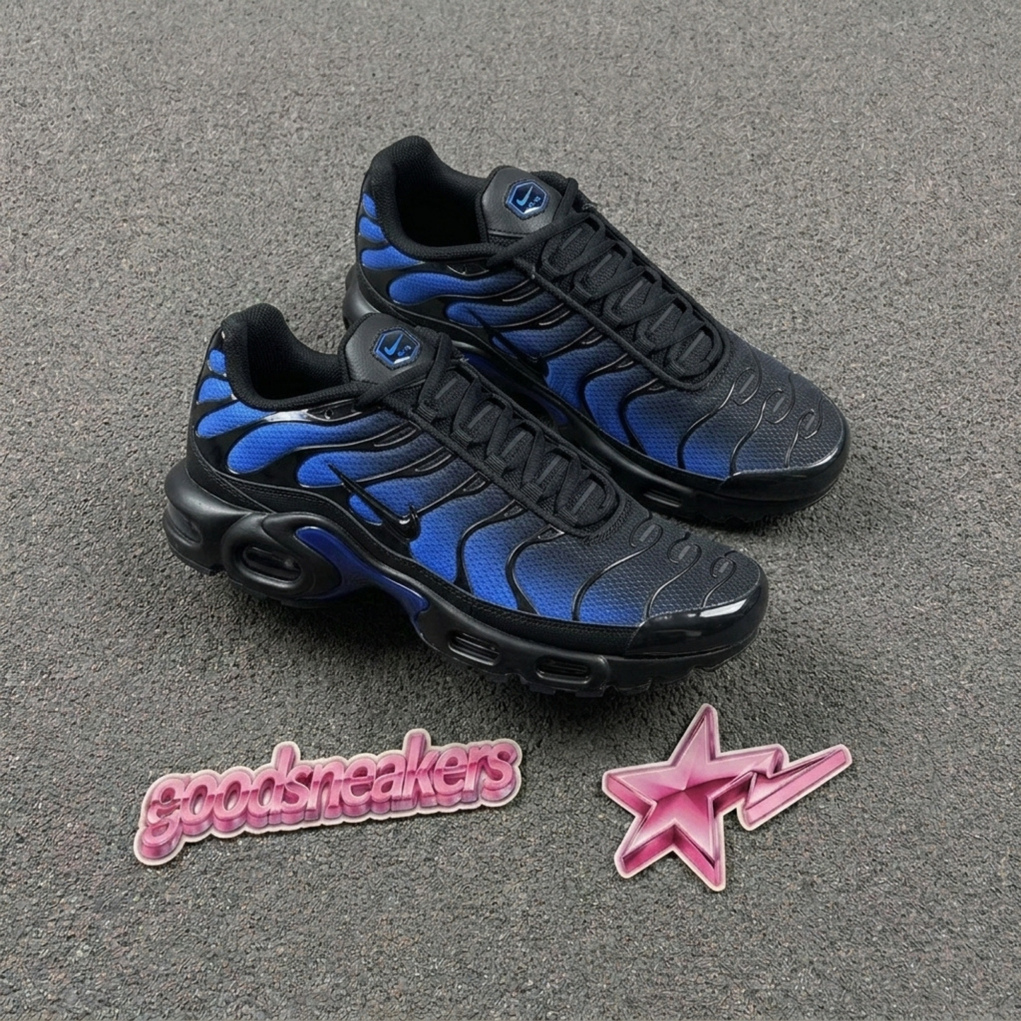 Nike Air Max Plus - Black Blue Crystal