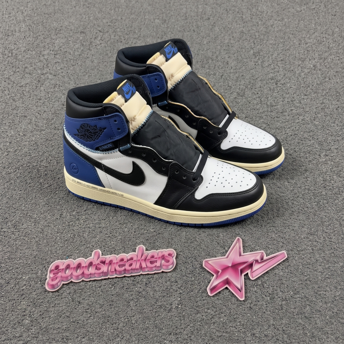 Union LA x Fragment Design x Air Jordan 1 Retro High OG SP - Royal Toe