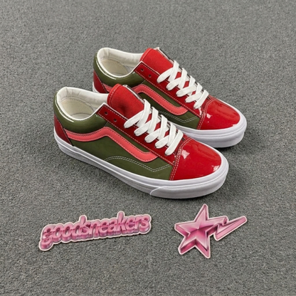 Vans LX Old Skool 36 Patent Leather - Bordeaux Olive