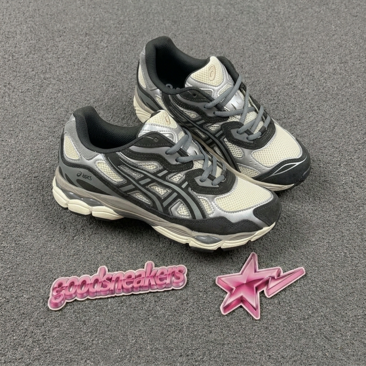 Asics Gel NYC - Oatmeal Obsidian Grey