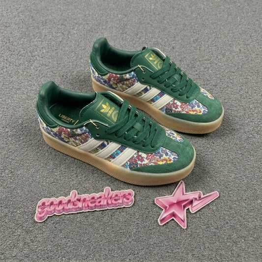 Liberty London x Adidas Samba - Collegiate Green