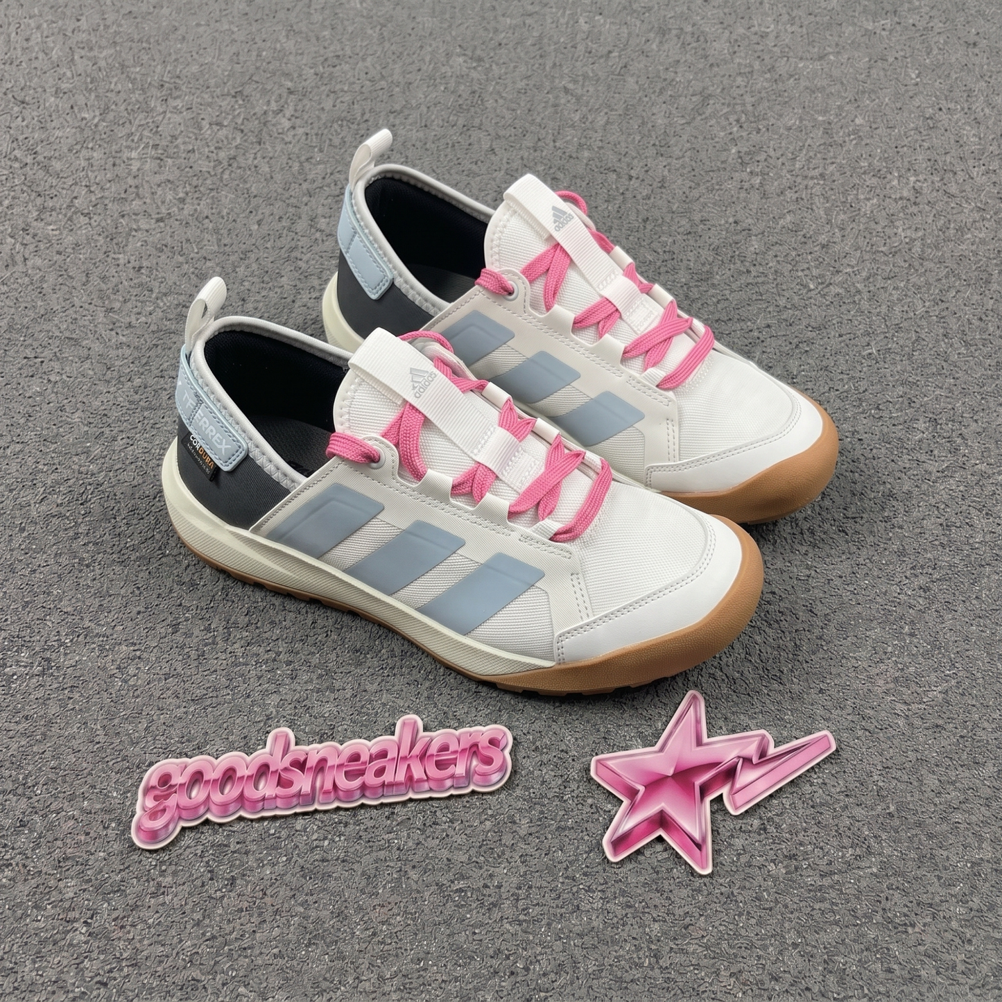 Adidas Terrex Daroga Cordura - White Light Blue Pink
