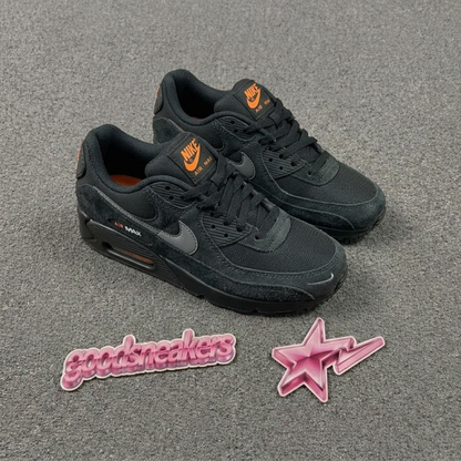 Nike Air Max 90 - Black Metallic Cool Grey Orange