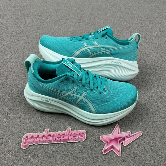 Asics Gel Nimbus 27 - Wave Teal / Illuminate Mint