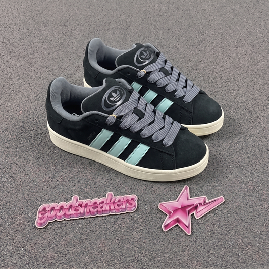 Adidas Campus 00's - Core Black Semi Flash Aqua