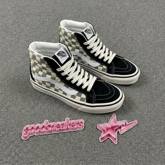 Vans Sk8-Hi Reissue 38 LX Checkerboard - Black/Sage
