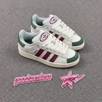 Adidas Campus 00's - Cloud White Burgundy