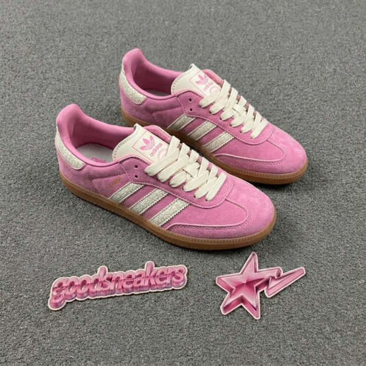 Adidas Samba - Pink Fusion Cracked Leather