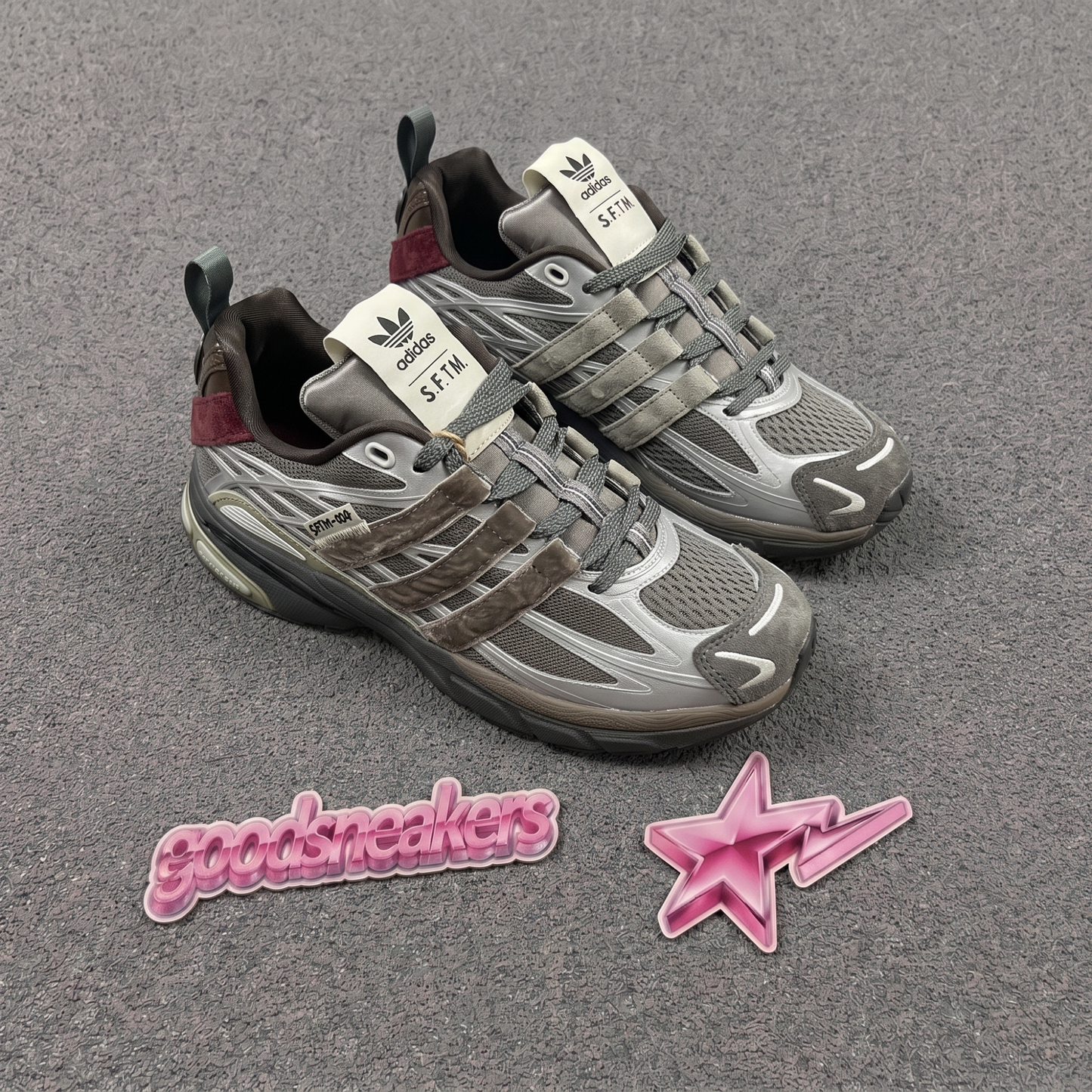 SFTM x Adidas Adistar Cushion - Silver/Grey