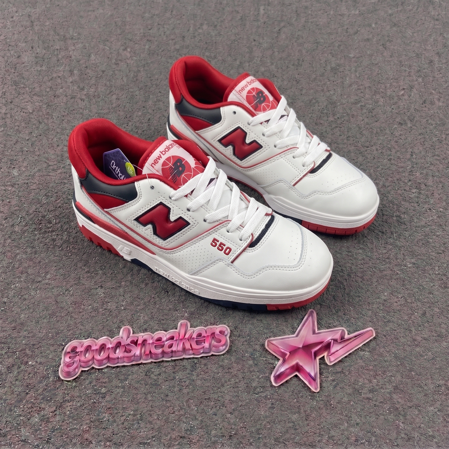 New Balance 550 - Team Red