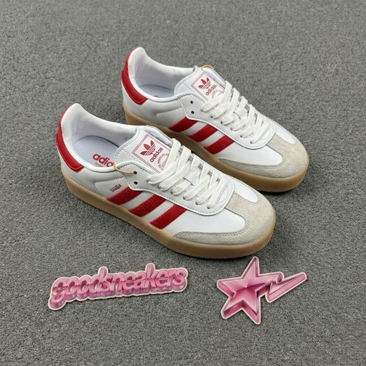 Adidas Samba - Cloud White Better Scarlet