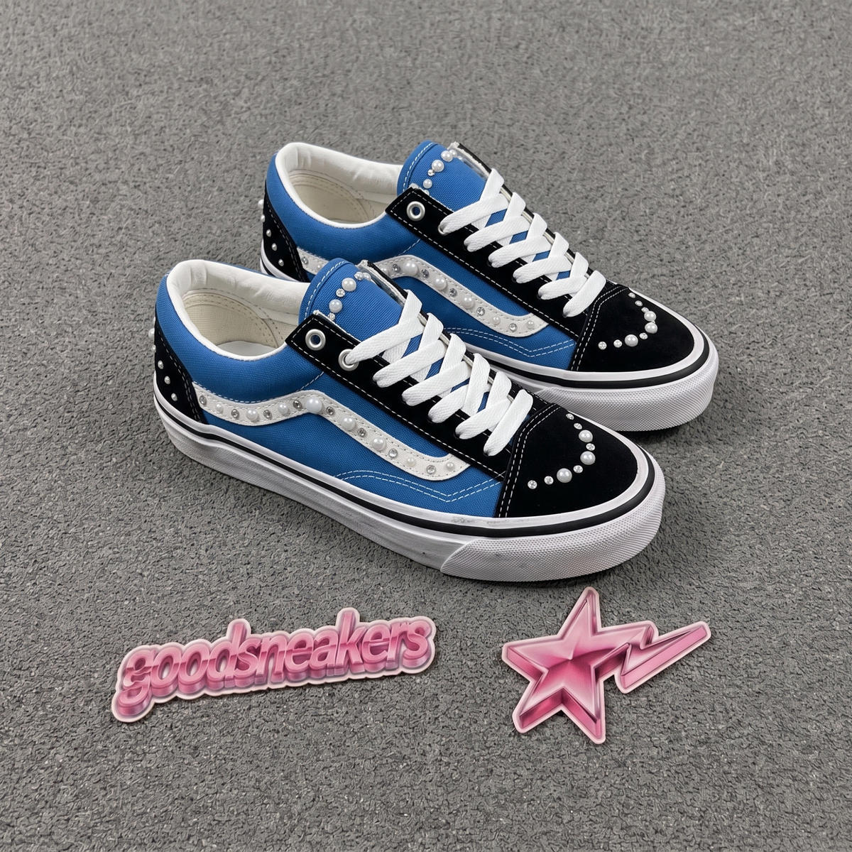 Vans Old Skool 36 Pearlized - Black/Navy Blue