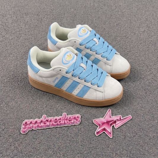 Adidas Campus 00's - Crystal White Lucid Blue Gum