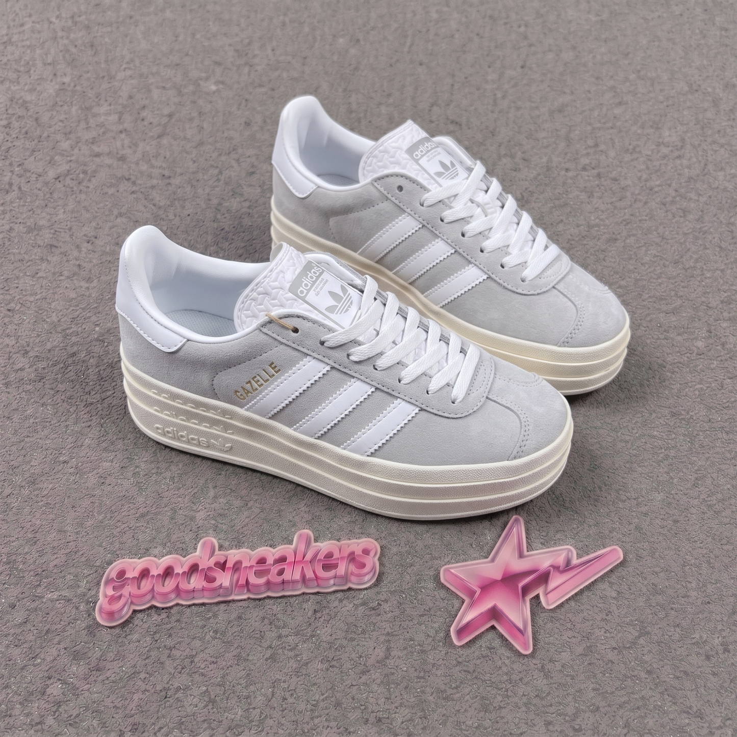 Adidas Gazelle Bold - Grey Two