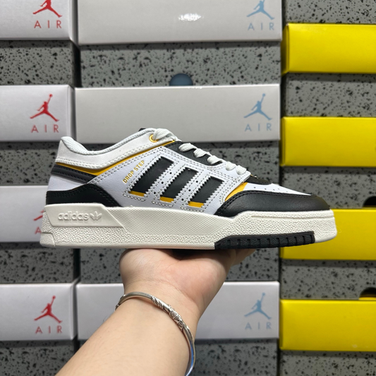 Adidas Drop Step Low - White Black Yellow