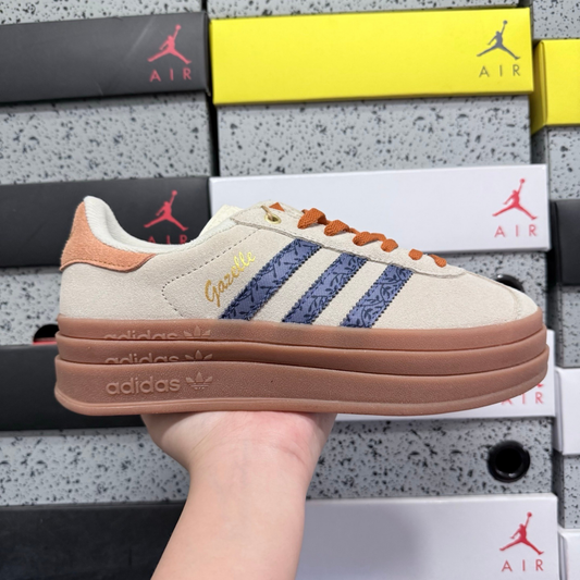 Adidas Gazelle Bold - Cream White Orbit Violet Indigo