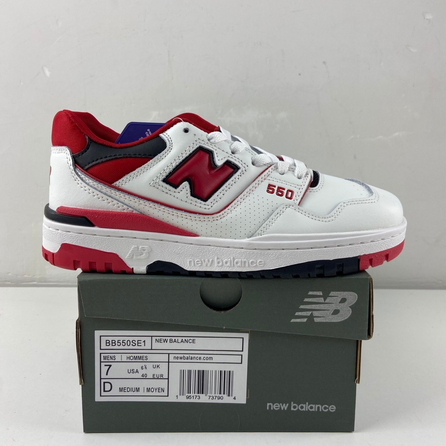 New Balance 550 - Team Red