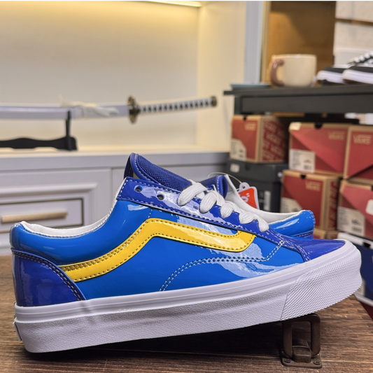 Vans LX Old Skool 36 Patent Leather - Bright Azure