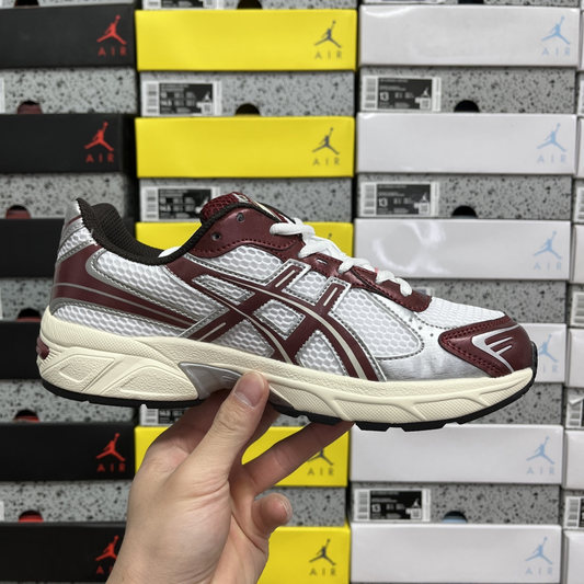 Asics Gel 1130 - White Maroon Banner