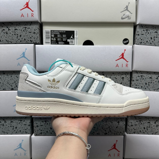 Adidas Forum Low - Cloud White / Wonder Blue