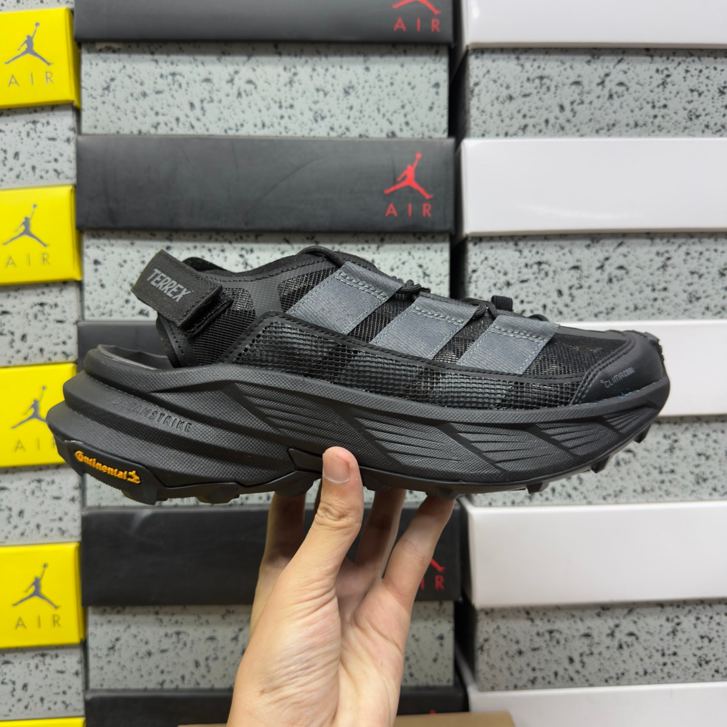 Adidas Terrex FreeHiker SL Sandals - Core Black/Grey Five