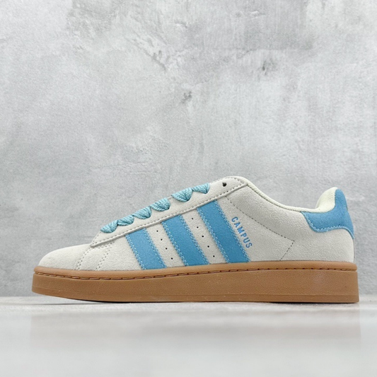 Adidas Campus 00's - Crystal White Lucid Blue Gum