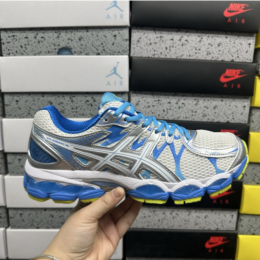 Asics Gel Nimbus 16 - Snow White / Royal Blue