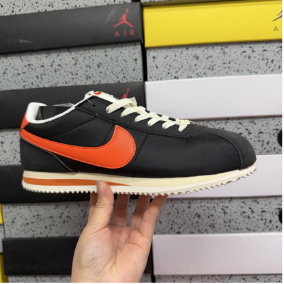 Nike Cortez TXT - Black Safety Orange