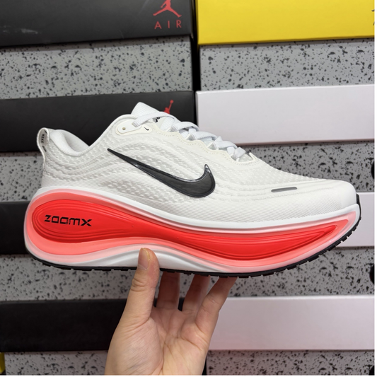 Nike Vomero Plus - White Black Bright Crimson