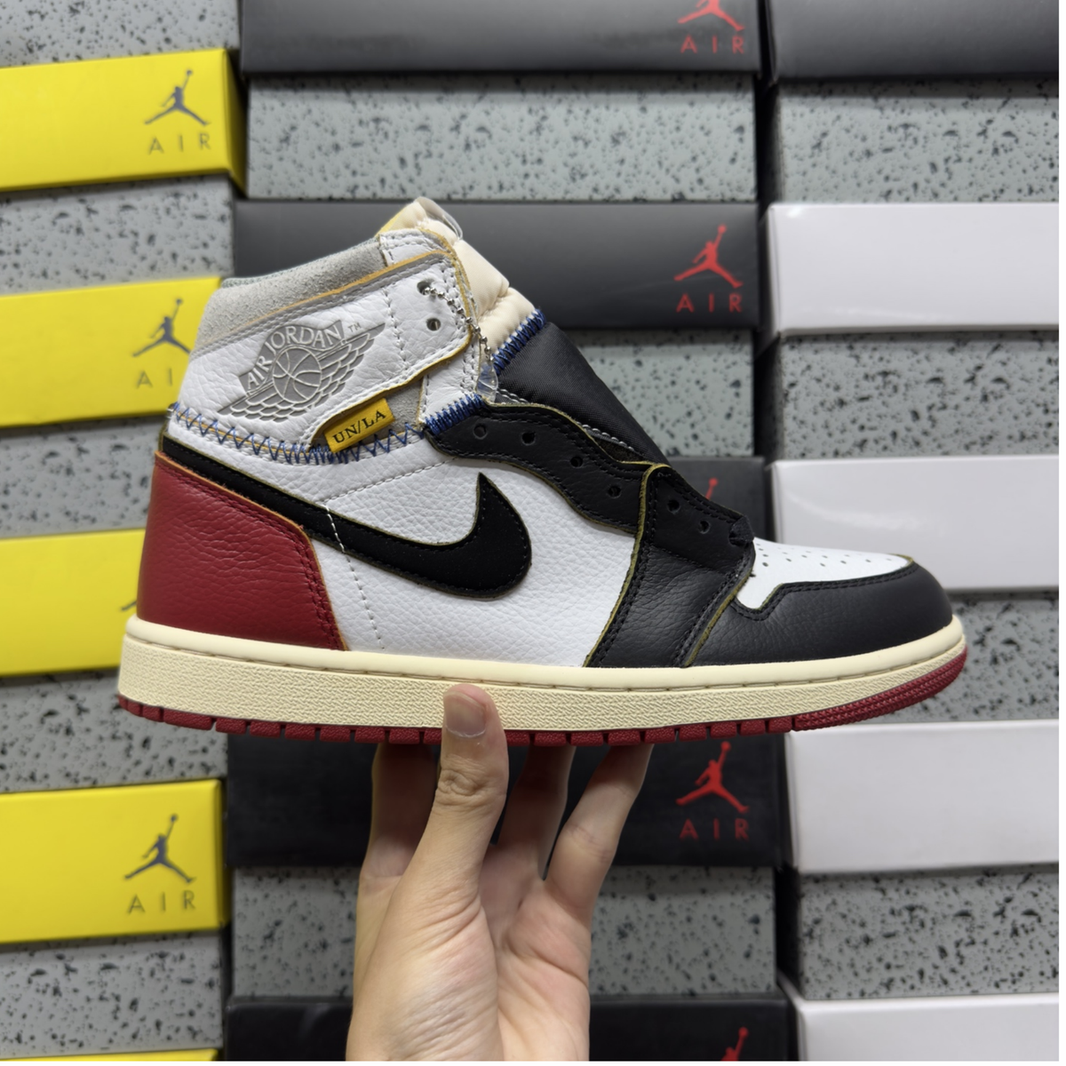 Union LA x Air Jordan 1 Retro High OG - Black Toe