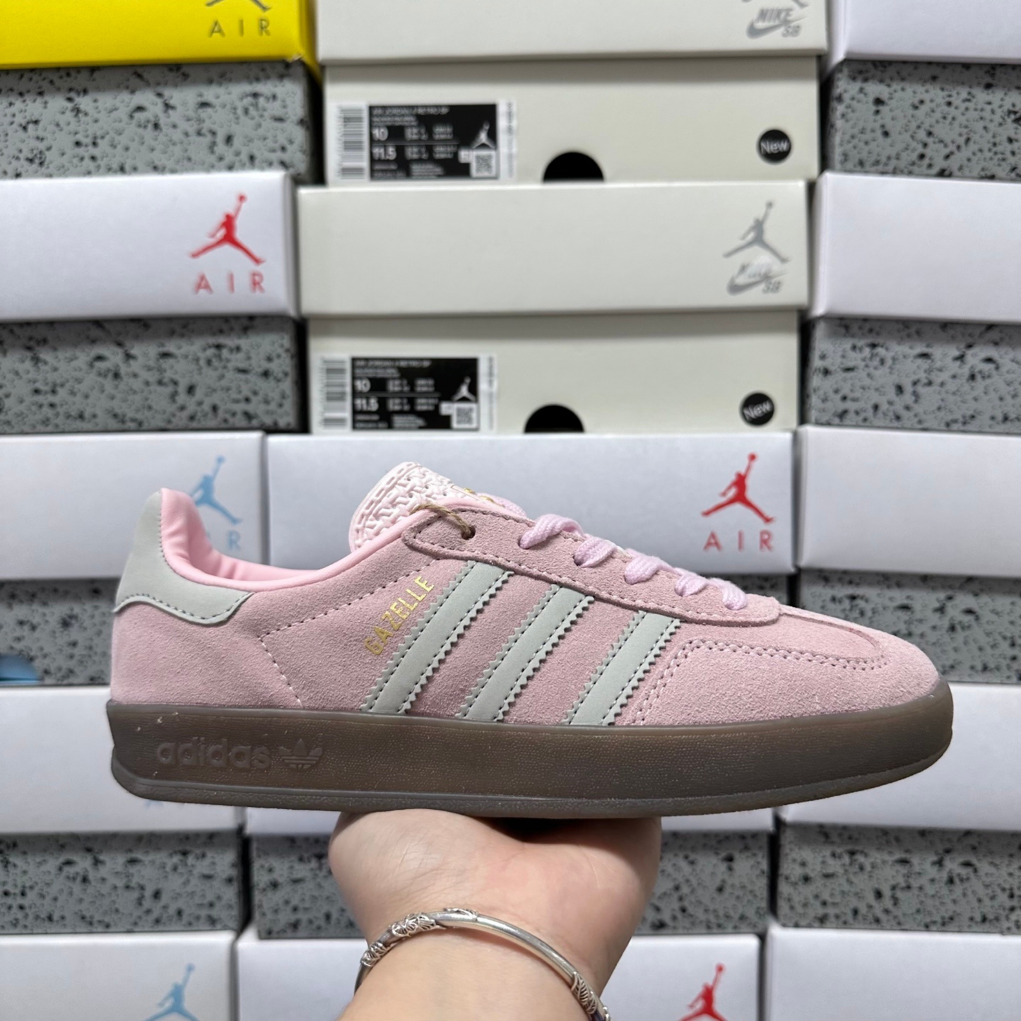 Adidas Gazelle Indoor - Almost Pink / Cloud White