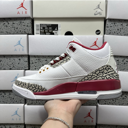 Air Jordan 3 Retro - Cardinal Red
