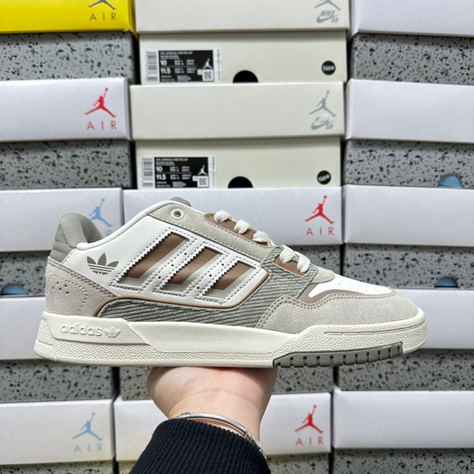 Adidas Drop Step Low 2.0 - White Tan / Grey"