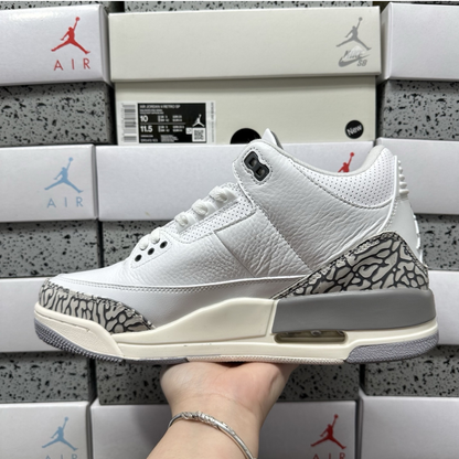 Air Jordan 3 Retro - Sail Cement Grey