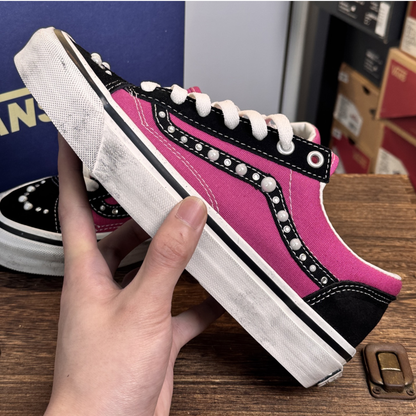 Vans Old Skool 36 Pearlized - Fuchsia Red
