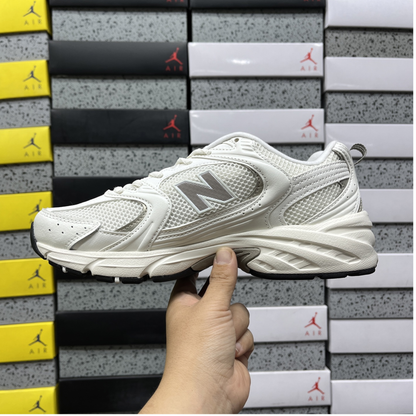 New Balance 530 - White Silver Metallic