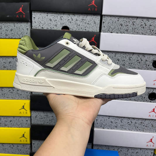 Adidas Drop Step Low 2.0 - White Tint / Collegiate Green / Grey