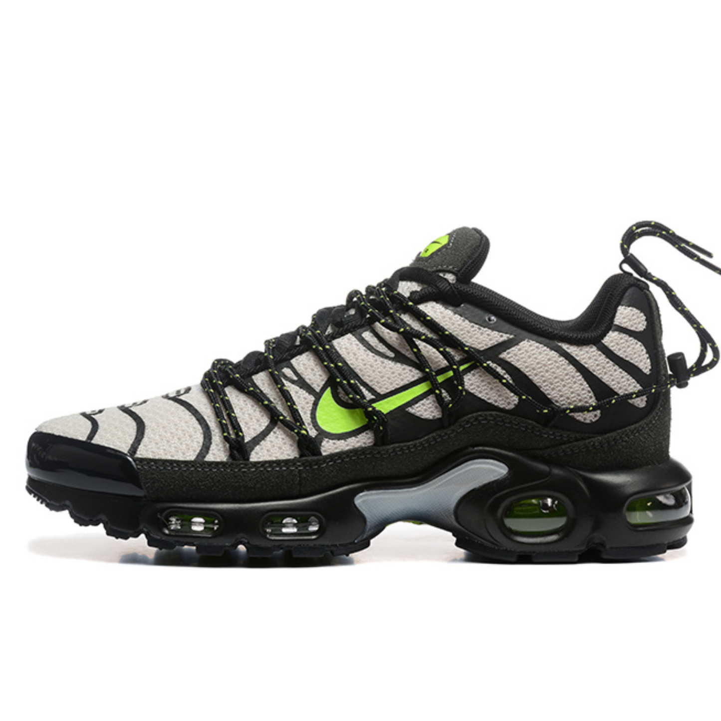 Nike Air Max Plus - Black College Grey Volt