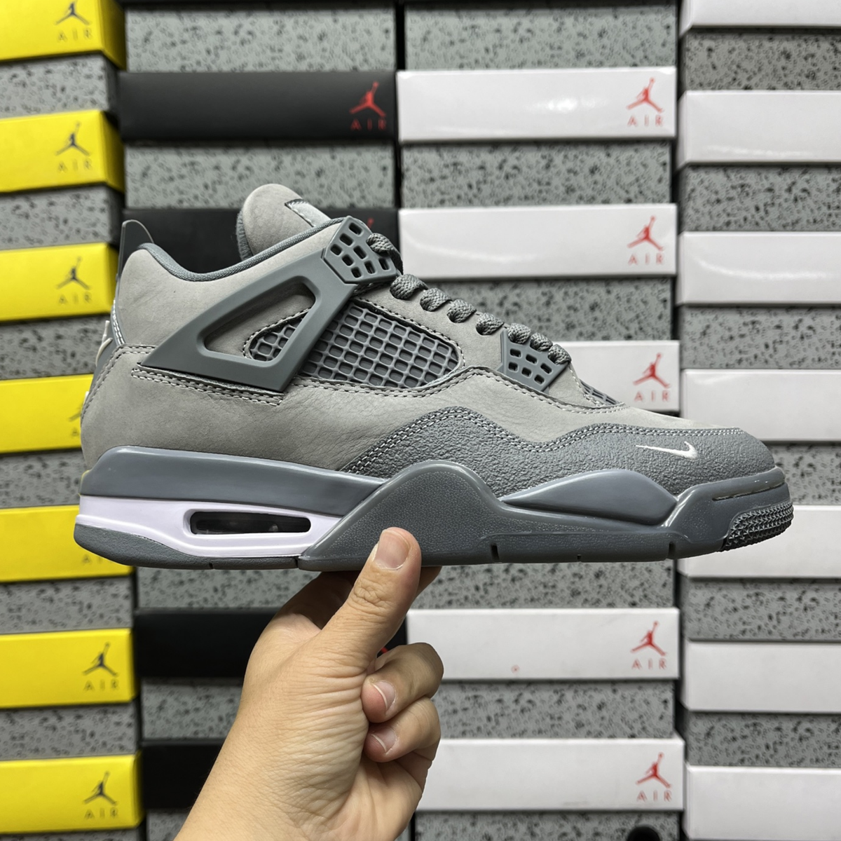 Nigel Sylvester x Air Jordan 4 Retro OG SP - Brick By Brick Grey Anthracite