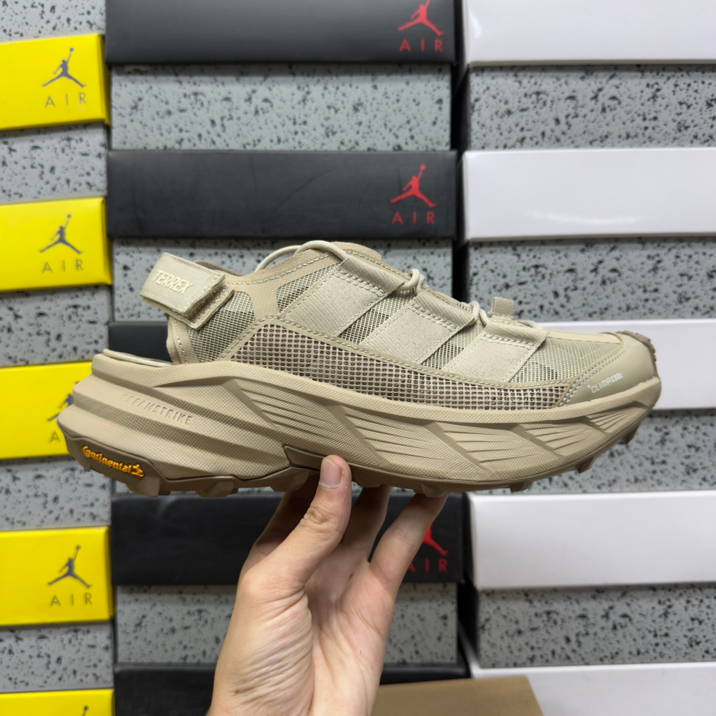 Adidas Terrex FreeHiker SL Sandals - Khaki Three