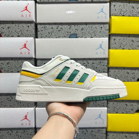 Adidas Drop Step Low - Grey White Green Yellow